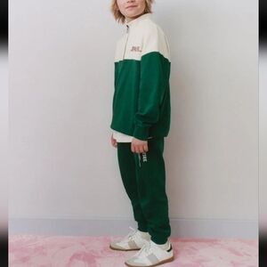 Zara Embroidered New York Half-zip  Sweatshirt & Sweatpants Set Size 13-14